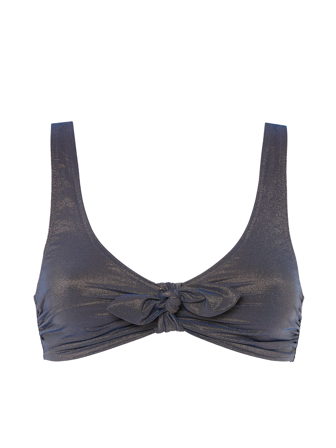 Haut de maillot de bain triangle sans armature - Lurex Midnight