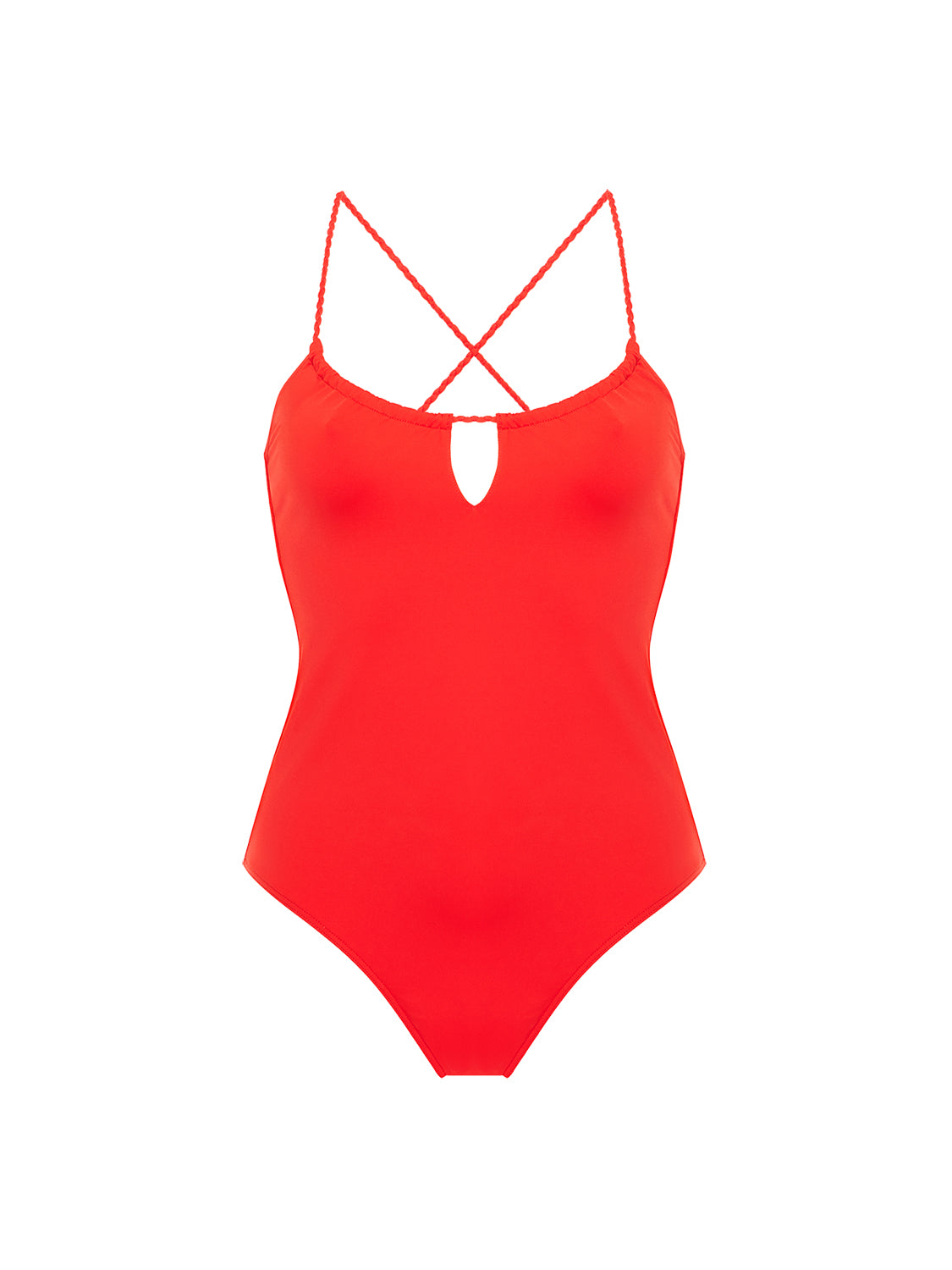 Maillot de bain 1 pièce sans armature - Orange Grenadier