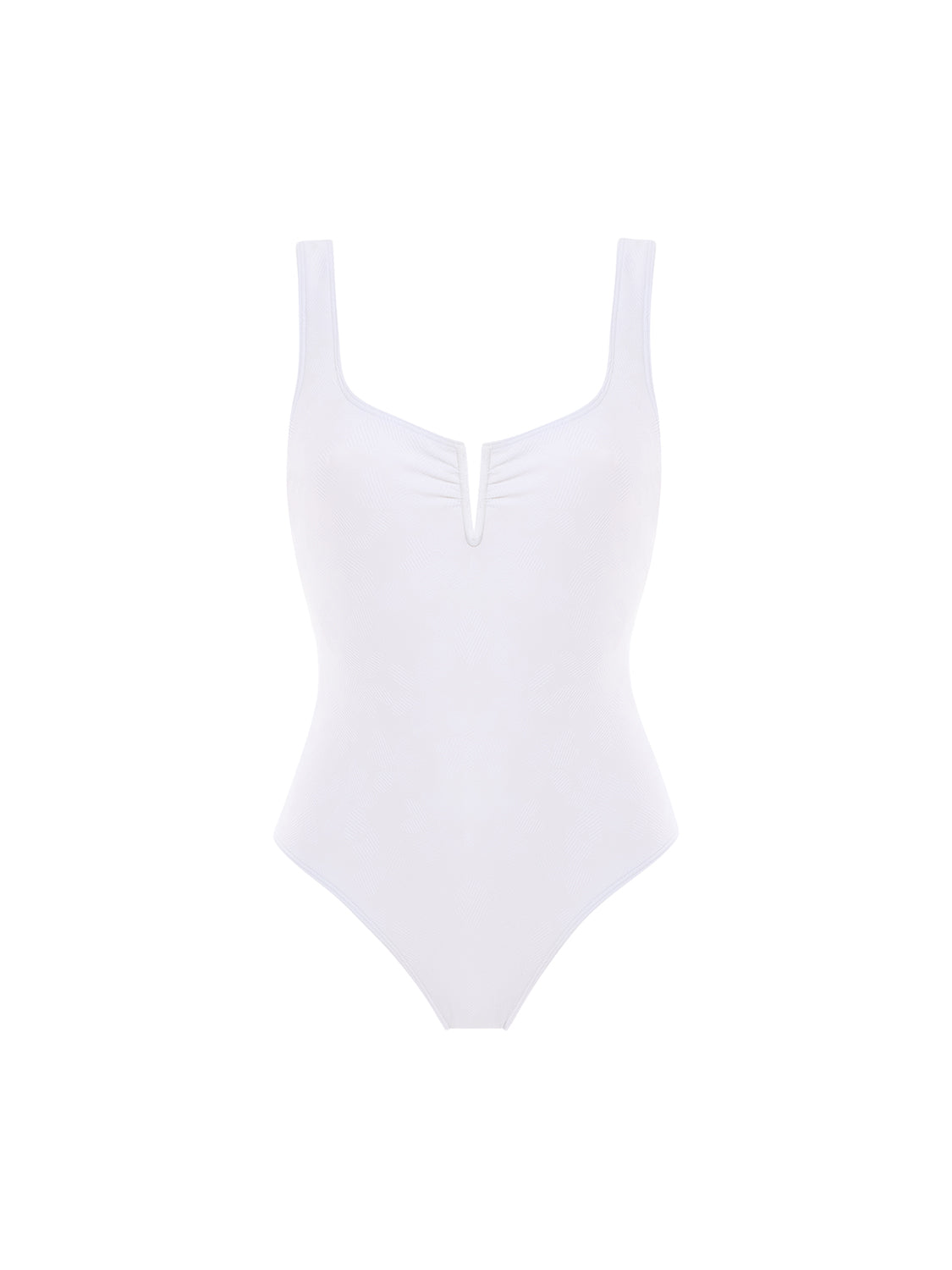 Maillot de bain 1 pièce sans armature - Blanc