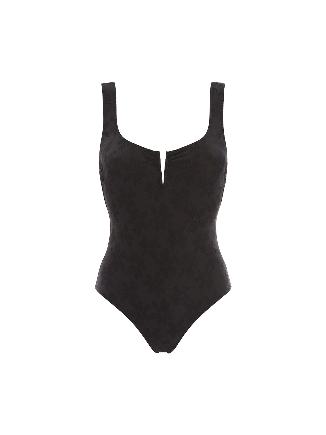 Maillot de bain 1 pièce sans armature - Noir