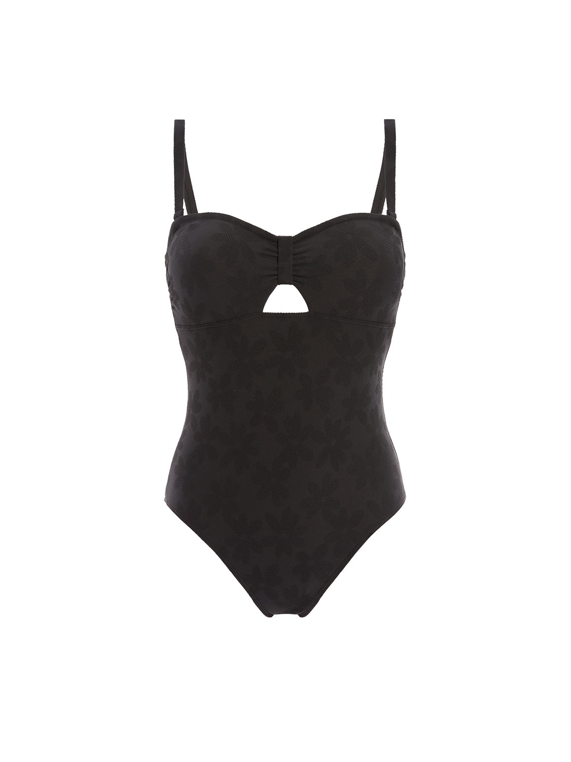 Maillot de bain une pièce bandeau - Noir