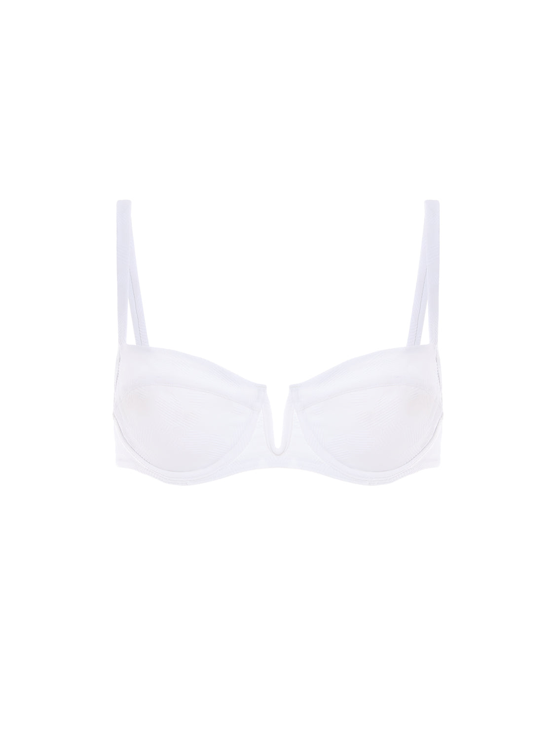 Haut de maillot de bain corbeille - Blanc