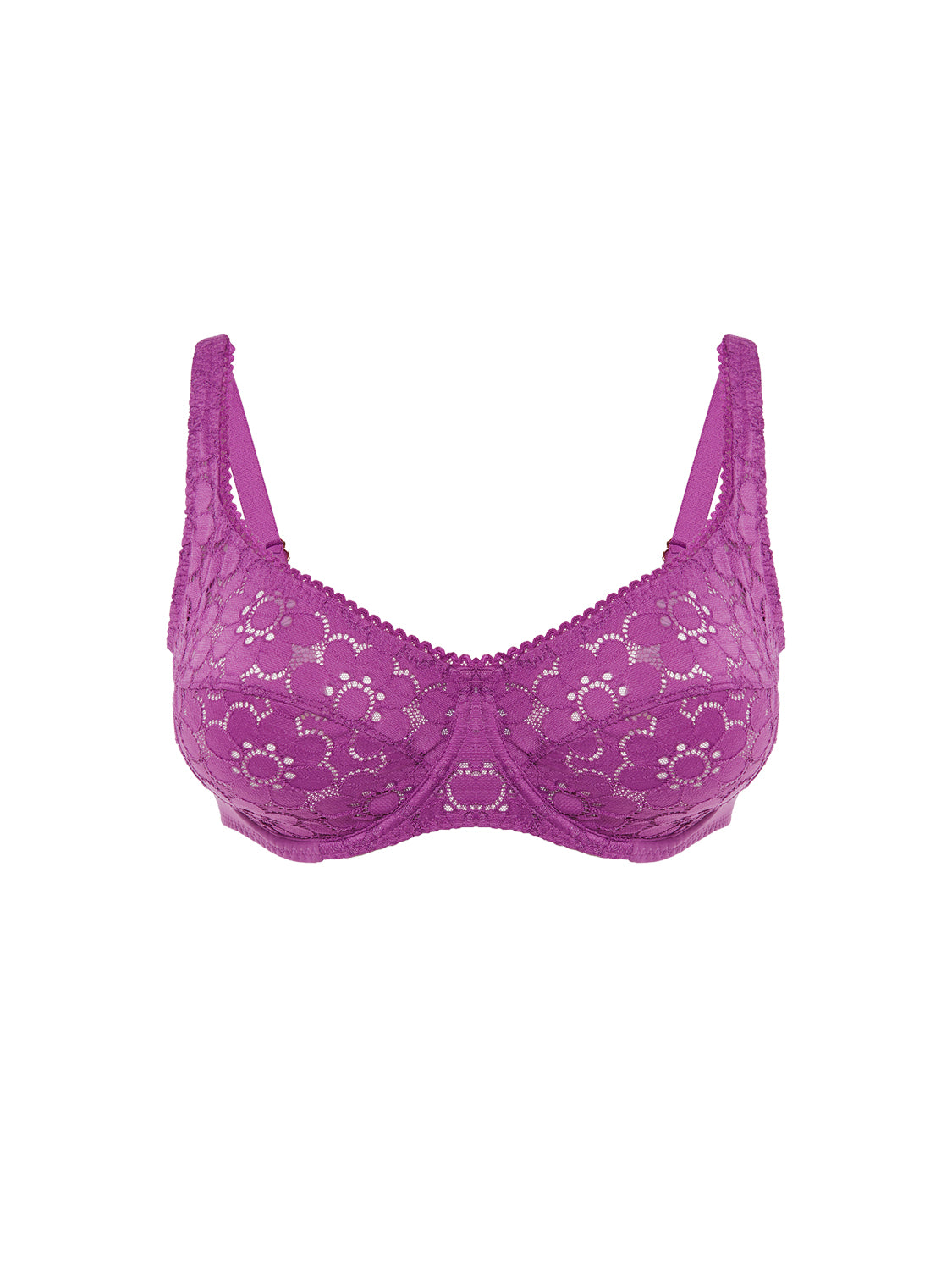 Soutien-gorge emboitant plongeant - Violet Divine