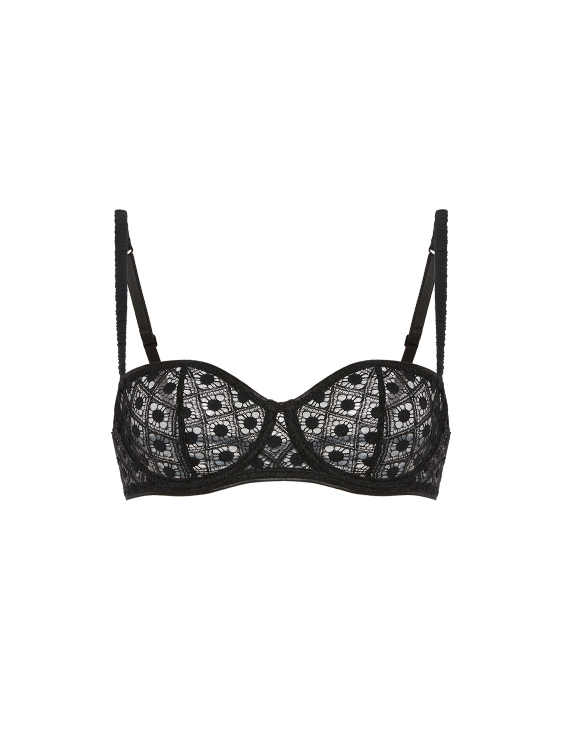 Soutien-gorge corbeille - Noir