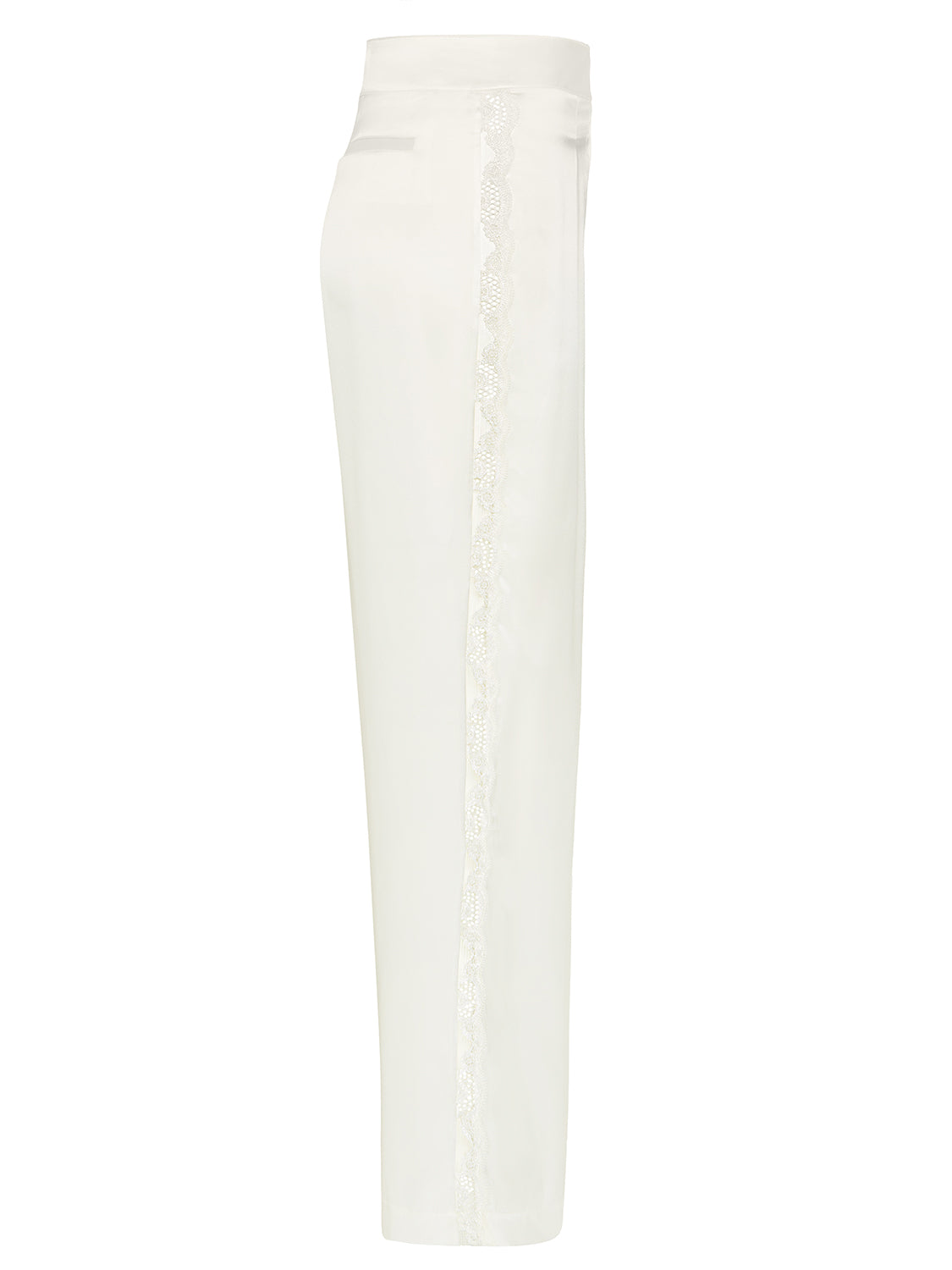 Pantalon broderie - Naturel