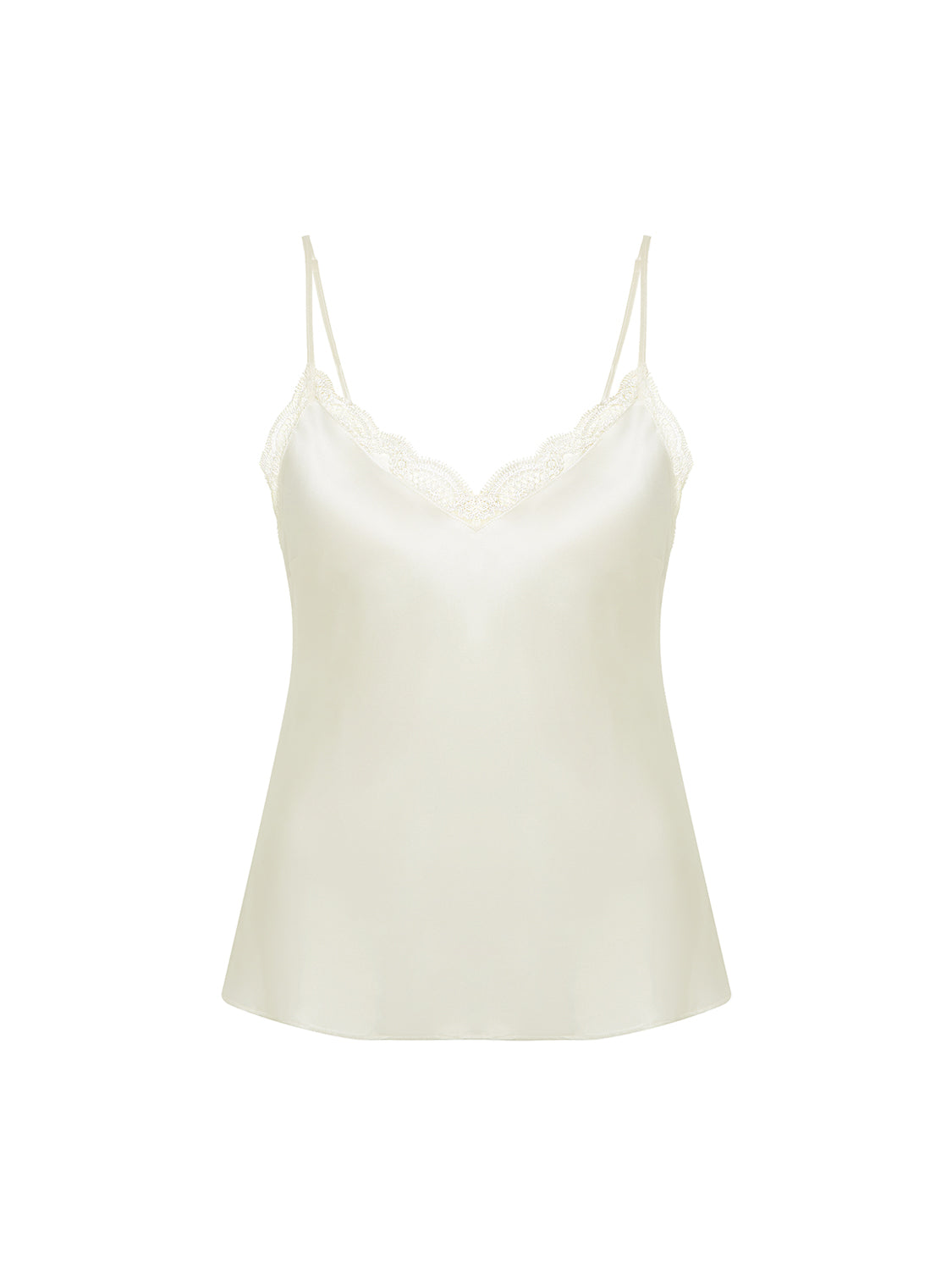 Top broderie - Naturel