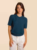 T-shirt manches courtes - Bleu pétrole