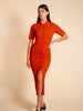 Lange Dress - Oranje Granaat