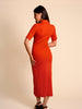 Lange Dress - Oranje Granaat