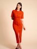 Lange Dress - Oranje Granaat