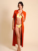 Lange Dress - Oranje Granaat