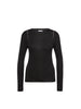 Top met lange mouwen - Zwart