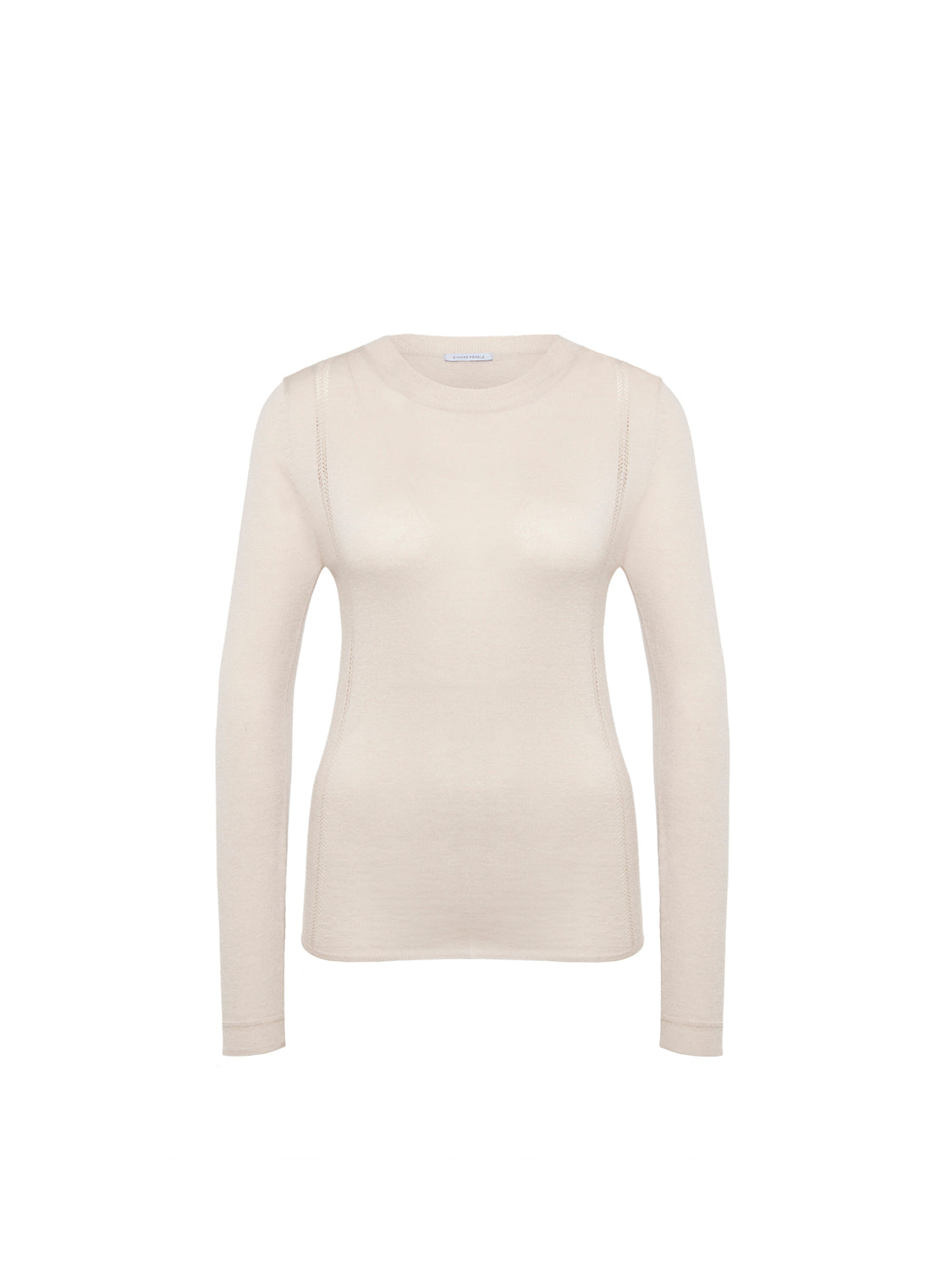 Top met lange mouwen - Beige gemêleerd