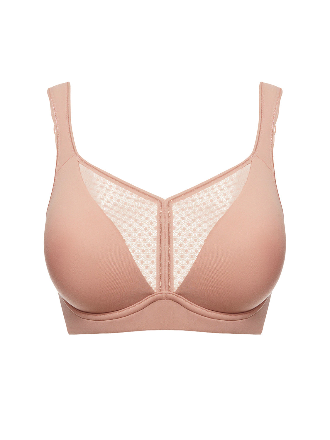 Brassière de sport avec armatures - Rose Yogi