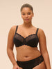 Soutien-gorge avec armatures emboîtant - Noir