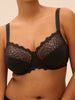 Soutien-gorge avec armatures emboîtant - Noir