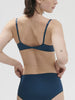 Soutien-gorge décolleté carré en spacer 3D - Bleu Prestige