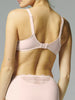 Soutien-gorge avec armatures decollete carre - Rose sakura