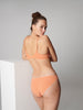 Soutien-gorge avec armatures décolleté plongeant - Abricot