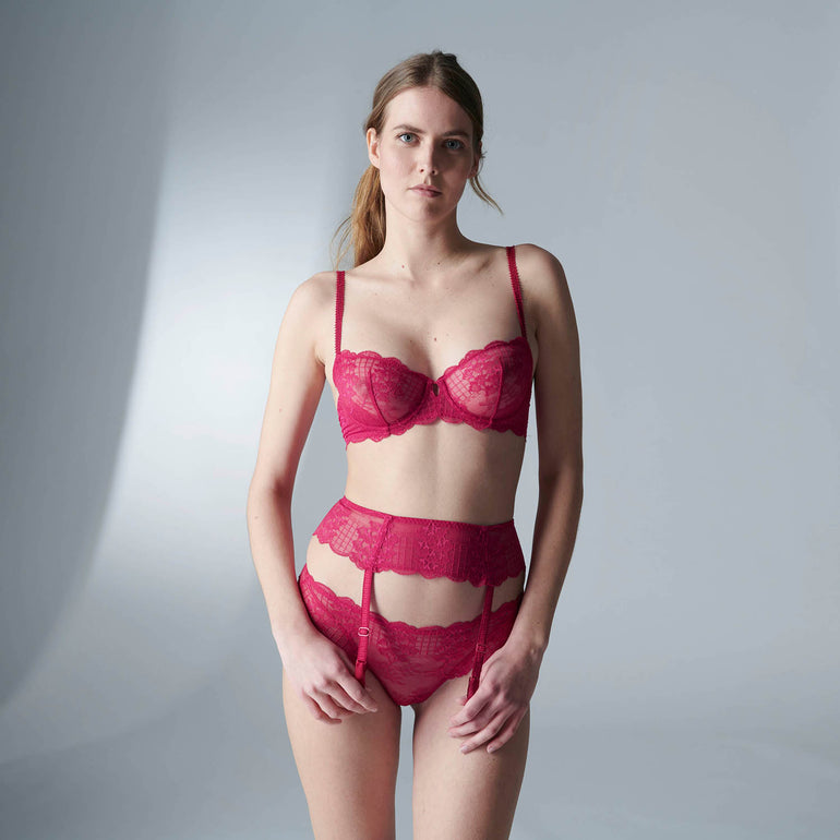 Porte-jarretelles  - Cranberry