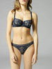 Soutien-gorge corbeille - Bleu Nuit
