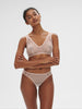 Soutien-gorge triangle sans-armatures - Poudre pétale