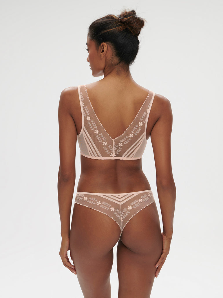 Soutien-gorge triangle sans-armatures - Poudre pétale