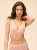 Soutien-gorge triangle avec armatures - Poudre Pétale