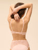 Soutien-gorge triangle avec armatures - Poudre Pétale