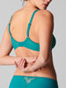 Soutien-gorge emboitant - Vert émeraude