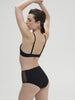 Soutien-gorge sans-armatures structuré - Noir