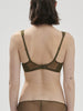 Soutien-gorge sans-armatures structuré - Vert Aventure