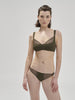 Soutien-gorge sans-armatures structuré - Vert Aventure