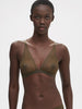 Soutien-gorge triangle sans-armatures - Vert Aventure