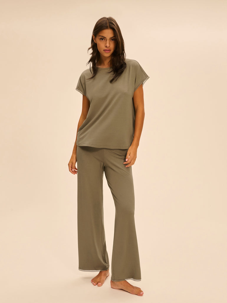 Pantalon - Vert Argile
