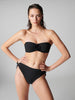 Haut de maillot de bain bandeau mousse avec armatures - Noir