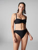 Haut de maillot de bain bandeau mousse avec armatures - Noir