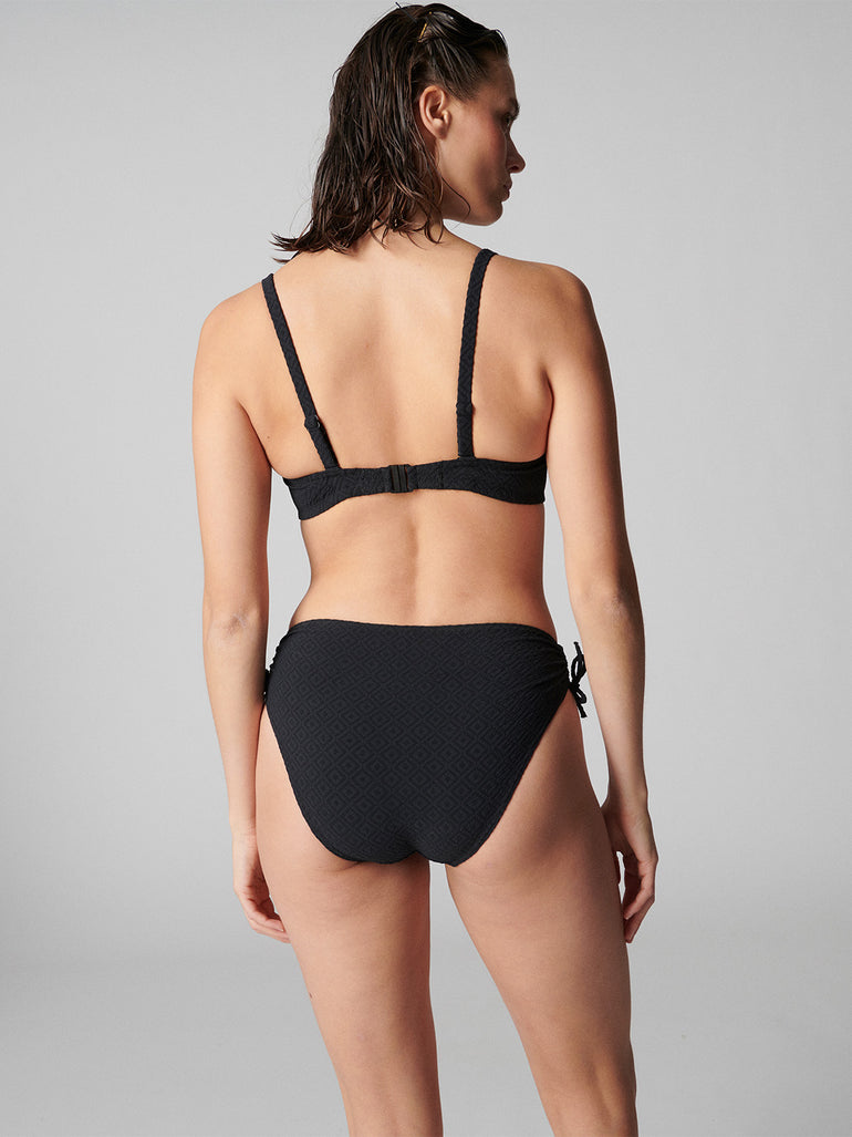 Haut de maillot de bain bandeau mousse avec armatures - Noir