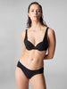 Haut de maillot de bain à coque - Noir