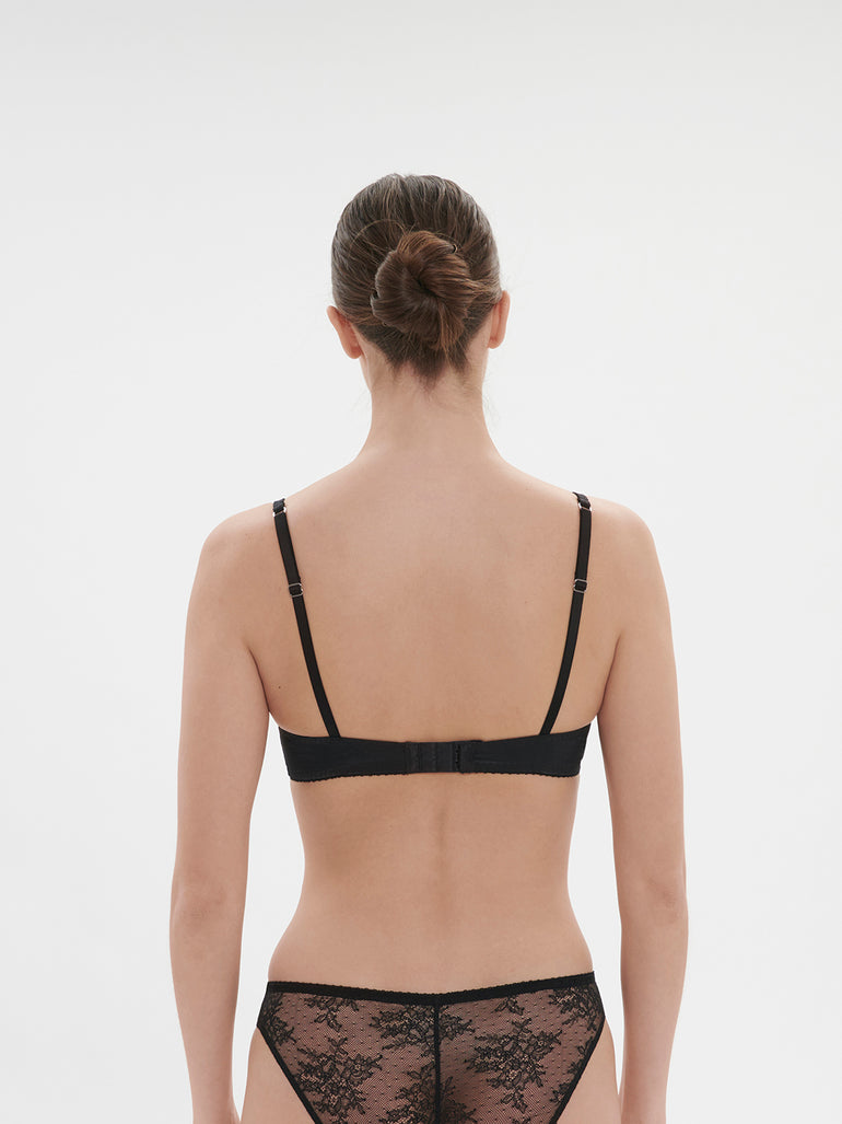 Soutien-gorge triangle sans-armatures - Noir
