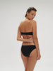 Haut de maillot de bain bandeau mousse avec armatures - Noir