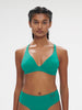 Haut de maillot de bain triangle avec armatures - Vert Waterfall