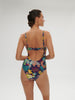 Maillot de bain 1 pièce de bain avec armatures - Imprimé Bleu Seaside