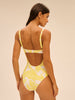 Maillot de bain 1 pièce de bain avec armatures - Imprimé Pluméria