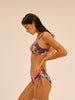 Haut de maillot de bain triangle avec armatures cachées - Imprimé Bloom