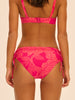 Culotte de bain taille haute - Imprimé Bright Rose