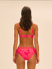 Culotte de bain taille haute - Imprimé Bright Rose