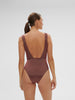 Maillot de bain 1 pièce sans armature - Lurex Dark Purple