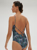 Maillot de bain 1 pièce sans armature - Imprimé Jungle Night