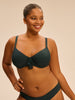 Haut de maillot de bain avec armatures - Vert Tropical